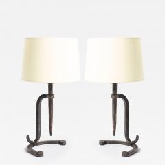 Pair of Iron Table Lamps - 4191265