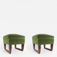 Pair of Italian 1930s modernist stools - 913833