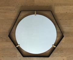 Pair of Italian 1950s Hexagonal Mirrors - 398584