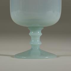 Pair of Italian 1960s Murano pale turquoise table lamps - 3575705