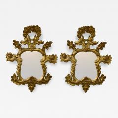 Pair of Italian 19th Century Giltwood Mirrors - 3065315