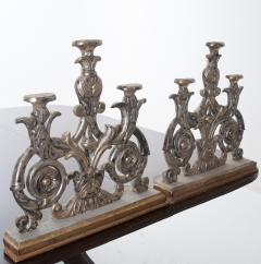 Pair of Italian 19th Century Silver and Gold Gilt Candelabra - 1878637