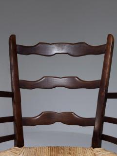 Pair of Italian 40s Wood Armchairs - 4725955