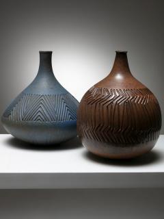 Pair of Italian 50s Ceramic Vases - 4725216