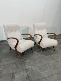 Pair of Italian Armchairs 20th Century - 4485505