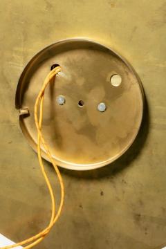 Pair of Italian Art Deco Brass Sconces or Flush Mount Lights circa 1935 - 2983851