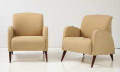 Pair of Italian Art Deco Lounge Chairs circa 1940 - 3156536
