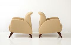 Pair of Italian Art Deco Lounge Chairs circa 1940 - 3156544