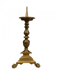Pair of Italian Baroque Bronze Pricket Candlesticks - 4130077