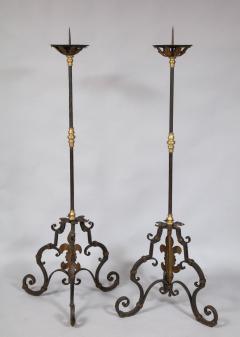 Pair of Italian Baroque Torcheres - 1230668