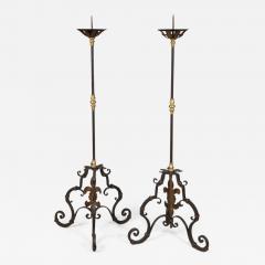 Pair of Italian Baroque Torcheres - 1232042