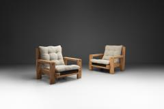 Pair of Italian Brutalist Armchairs Italy 1970s - 4348886
