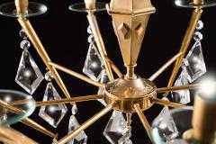 Pair of Italian Chandelier Sciolari Style 1980s - 658159