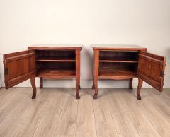 Pair of Italian Cherry Nightstands - 4748740