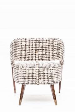 Pair of Italian Design Monique Armchair Midcentury Style - 1445712