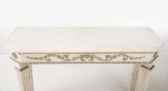 Pair of Italian Directoire Carved and Painted Console Tables circa 1810 - 3757078