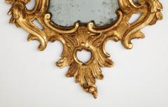 Pair of Italian Eighteenth Century Rococo Carved and Gilded Wood Mirrors - 3524702