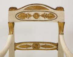 Pair of Italian Empire Chairs - 2074307