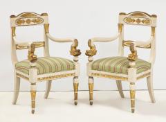 Pair of Italian Empire Chairs - 2074310