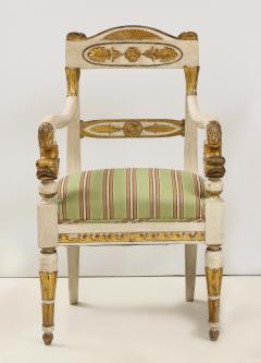 Pair of Italian Empire Chairs - 2074311