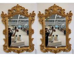 Pair of Italian Gilt Wood Wall or Console Mirrors - 2970020