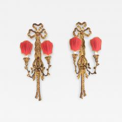 Pair of Italian Giltwood tole Sconces Circa 1880 - 2896193