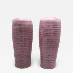 Pair of Italian Glazed Ceramic Vases - 2839121