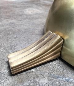 Pair of Italian Half Moon in Brass Wall Lights - 669530
