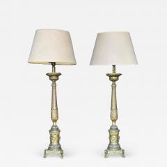 Pair of Italian Lamps Circa 1910 - 3401988