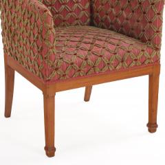 Pair of Italian Maple Armchairs C 1940 - 4731143