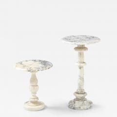 Pair of Italian Marble Balustrade Tables  - 2507199