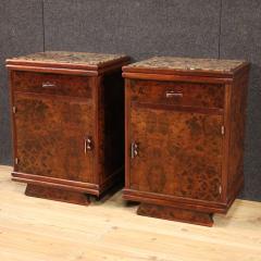 Pair of Italian Marble Top Nightstands from the 20th Century - 4164905
