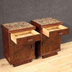 Pair of Italian Marble Top Nightstands from the 20th Century - 4164908
