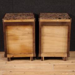 Pair of Italian Marble Top Nightstands from the 20th Century - 4164909