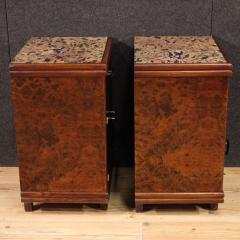 Pair of Italian Marble Top Nightstands from the 20th Century - 4164910