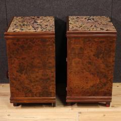 Pair of Italian Marble Top Nightstands from the 20th Century - 4164912
