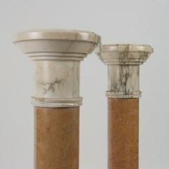 Pair of Italian Marble columns - 3332811