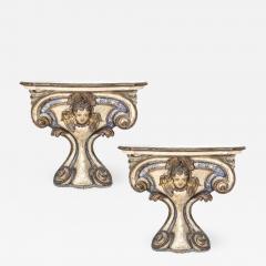 Pair of Italian Mid 18th Cent Console Tables - 733015