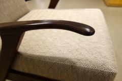 Pair of Italian Mid Century Reclining Lounge Chairs - 769132