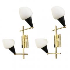 Pair of Italian Mid Century Wall Lights - 1298093