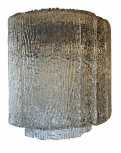 Pair of Italian Modern Handblown Glass Wall Lights Sconces Venini - 4163248