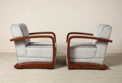 Pair of Italian Moderne Lounge Chairs - 4783025
