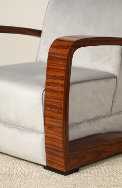 Pair of Italian Moderne Lounge Chairs - 4783124