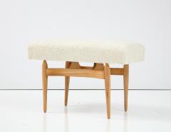 Pair of Italian Modernist Oak Benches or Stools - 2354590