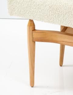 Pair of Italian Modernist Oak Benches or Stools - 2354594