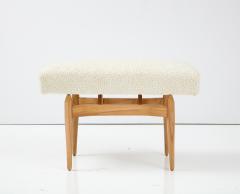 Pair of Italian Modernist Oak Benches or Stools - 2354599