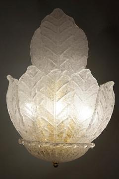 Pair of Italian Murano Glass Ninfea Wall Sconces - 3962181