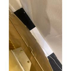 Pair of Italian Murano Glass Wall Mirrors in Gold Leaf Torciglione  - 4493012