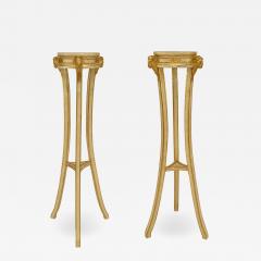 Pair of Italian Neo Classic Gilt Pedestals - 1439458