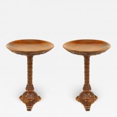 Pair of Italian Neo Classic Walnut Table - 1441281